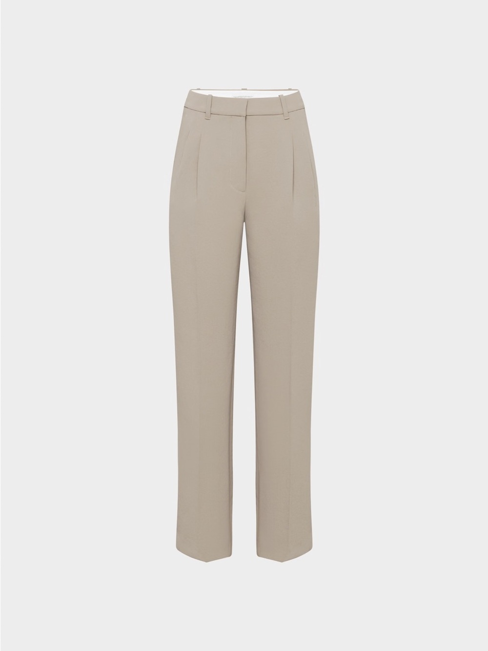 effortless pants in taupe NWOT